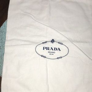 Prada dust bag.